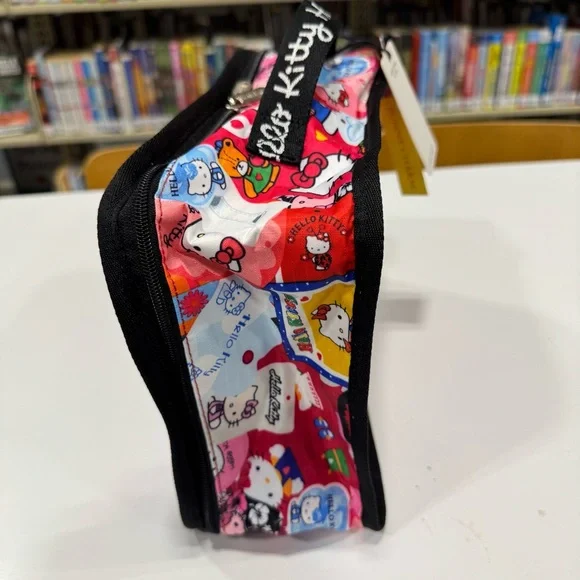 LeSportsac Red and Pink Hello Kitty Packing Cube Mesh Pocket Travel Organizer - Picture 6 of 11